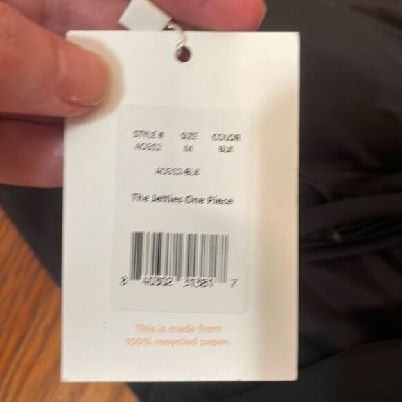 Andie The Jetties One Piece Swimsuit Black size M NWT - Picture 6 of 8